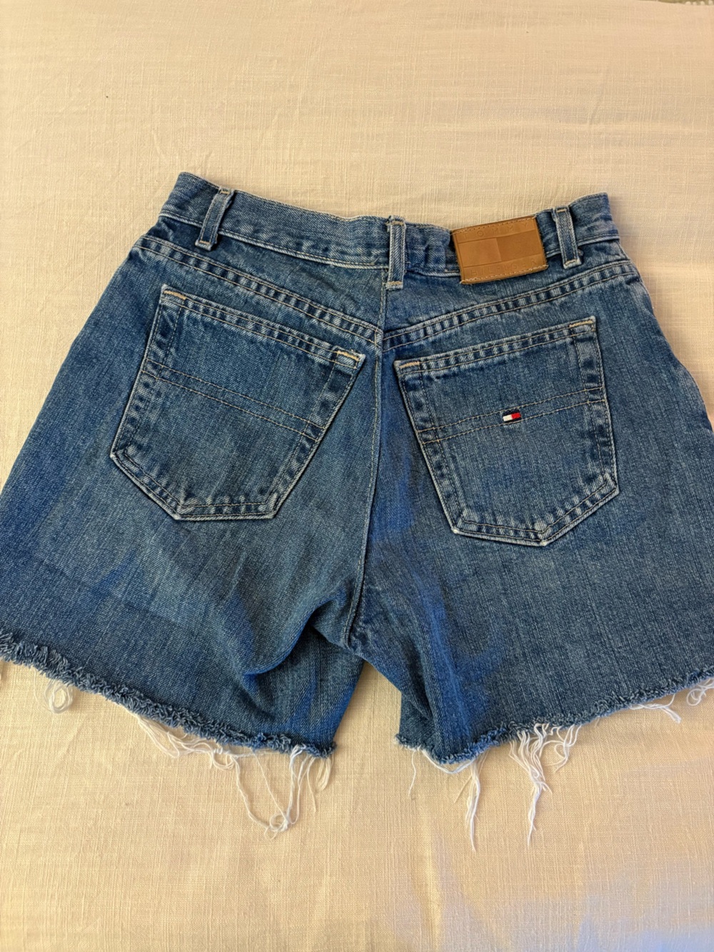Vintage Tommy Hilfiger Blue Denim Cutoff Shorts